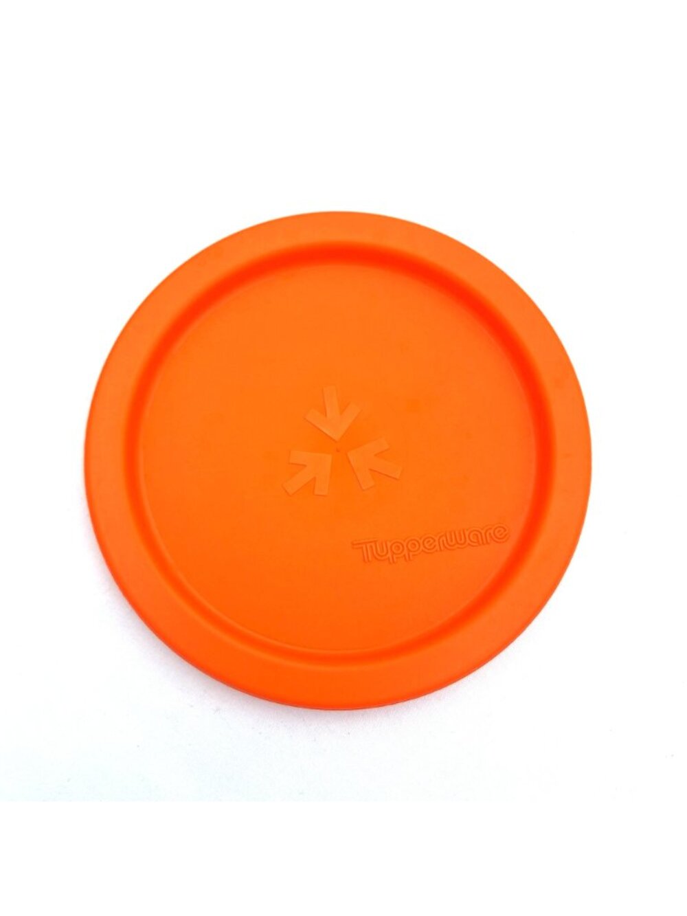 Tupperware One Touch Replacement Orange Seal A 2423C 2 Lid USA 5" - Picture 2 of 8